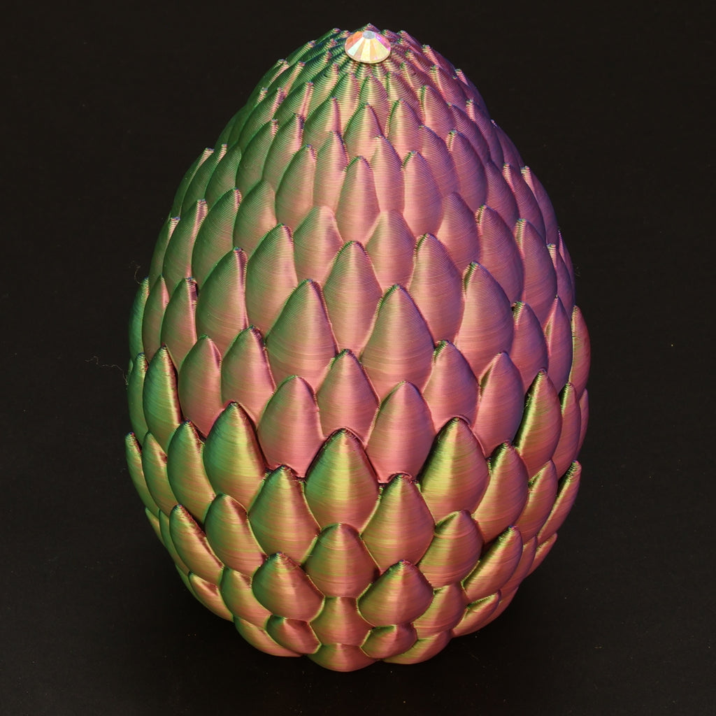 3D Printed Dragon Egg w/ Dragon