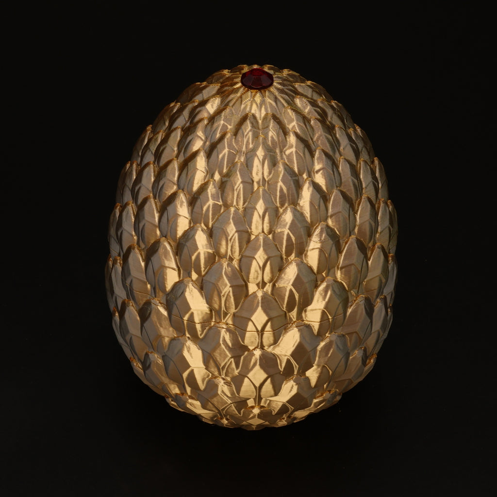 3D Printed Dragon Egg w/ Dragon