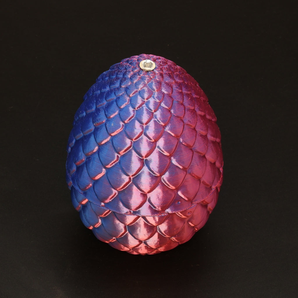 3D Printed Dragon Egg w/ Dragon
