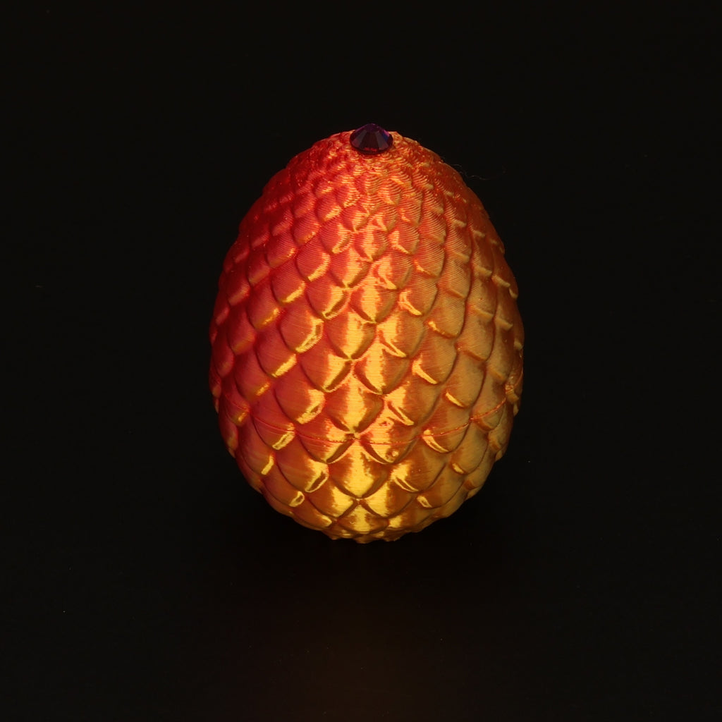 3D Printed Dragon Egg w/ Dragon