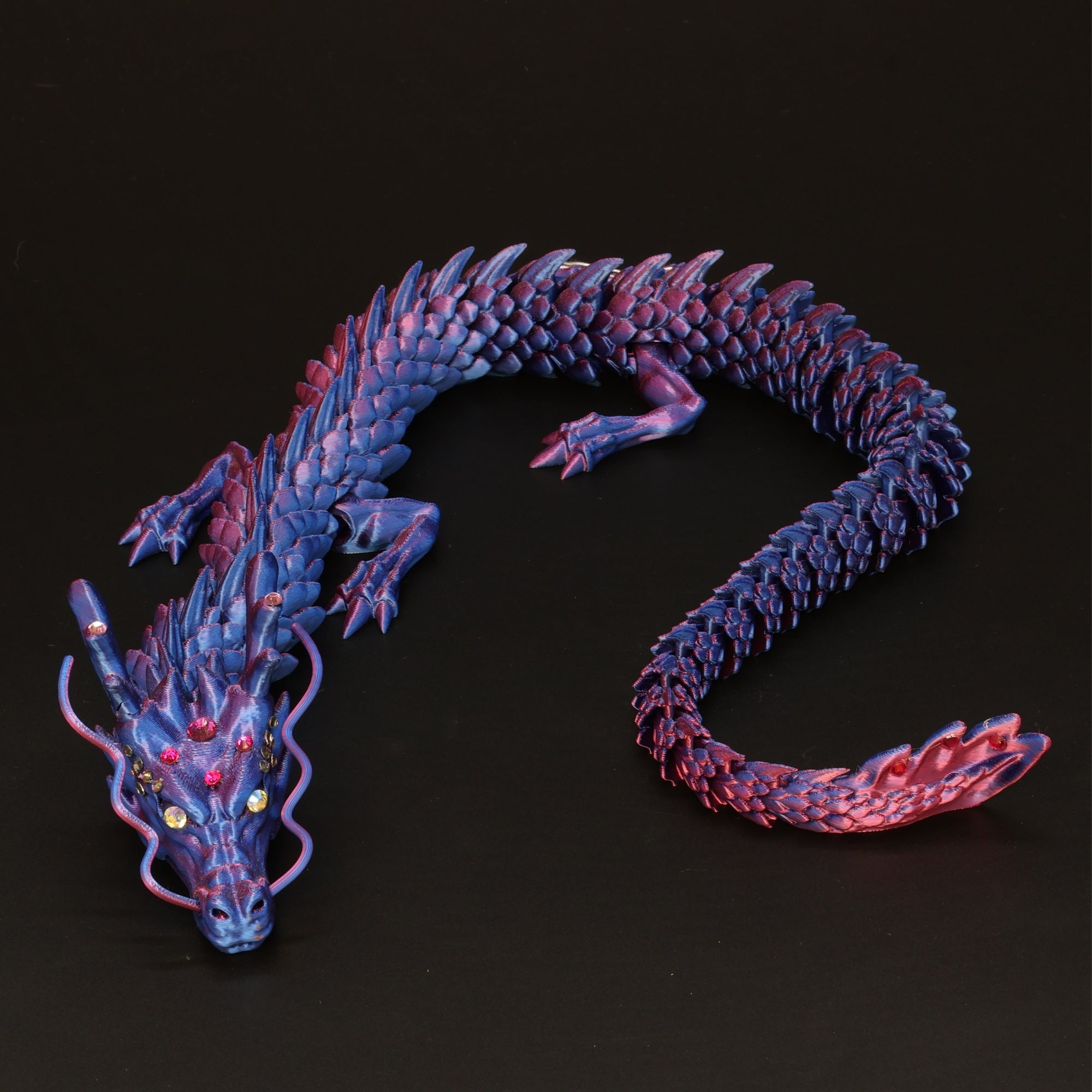 3D Printed BEDAZZLED Chinese Dragon
