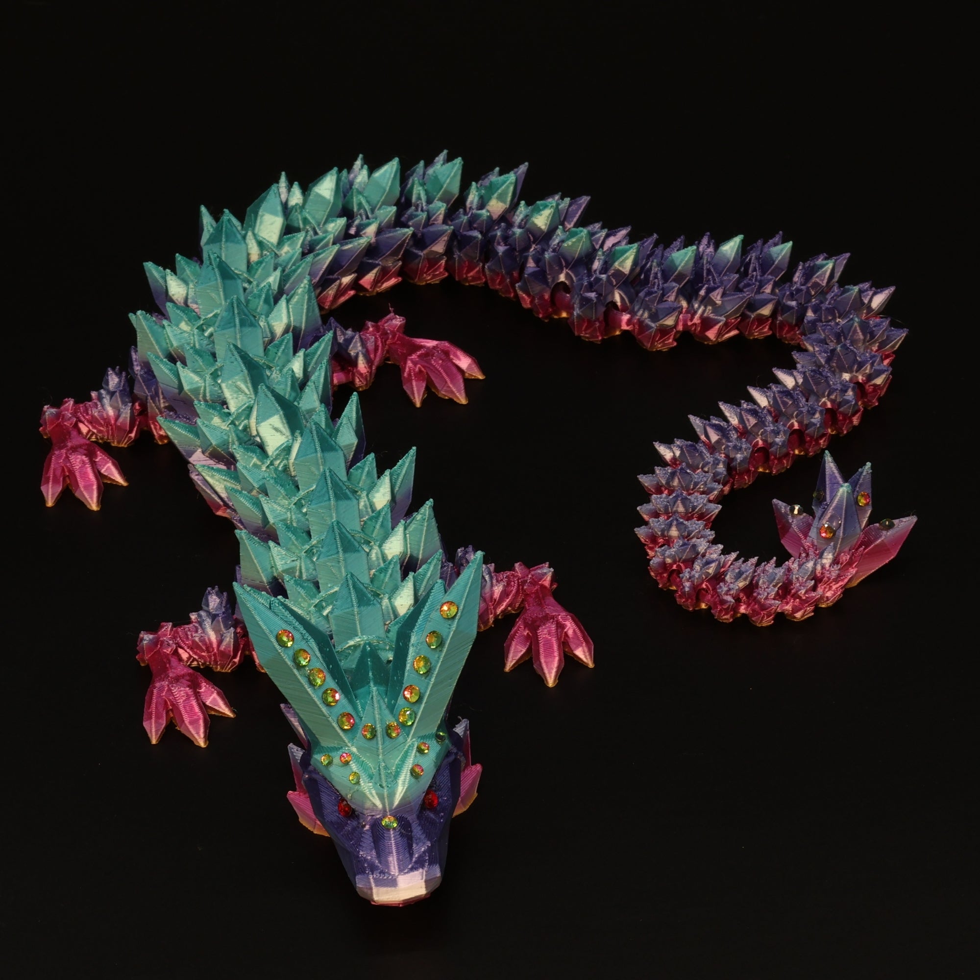 3D Printed Bedazzled Crystal  Dragon™