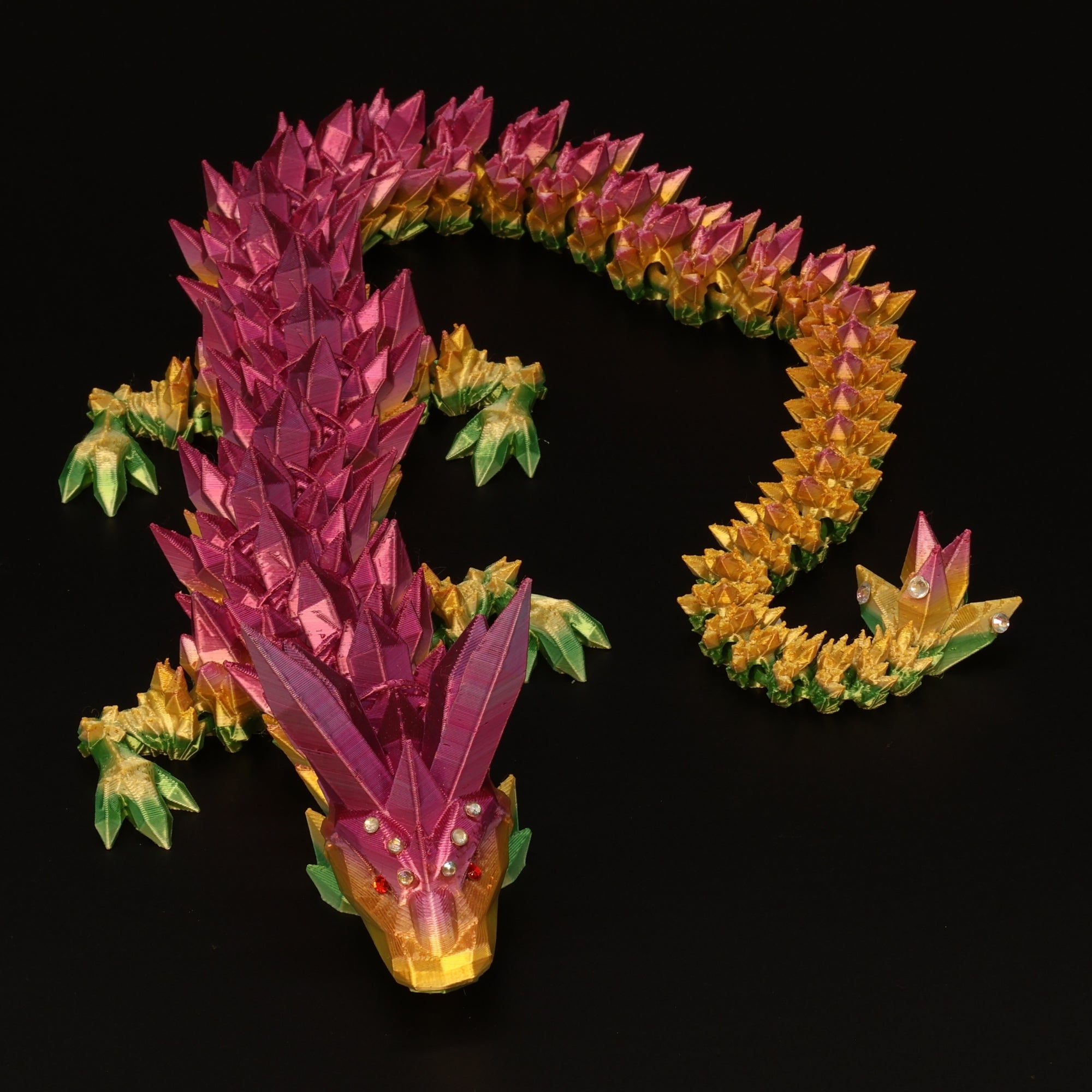 3D Printed Bedazzled Crystal  Dragon™