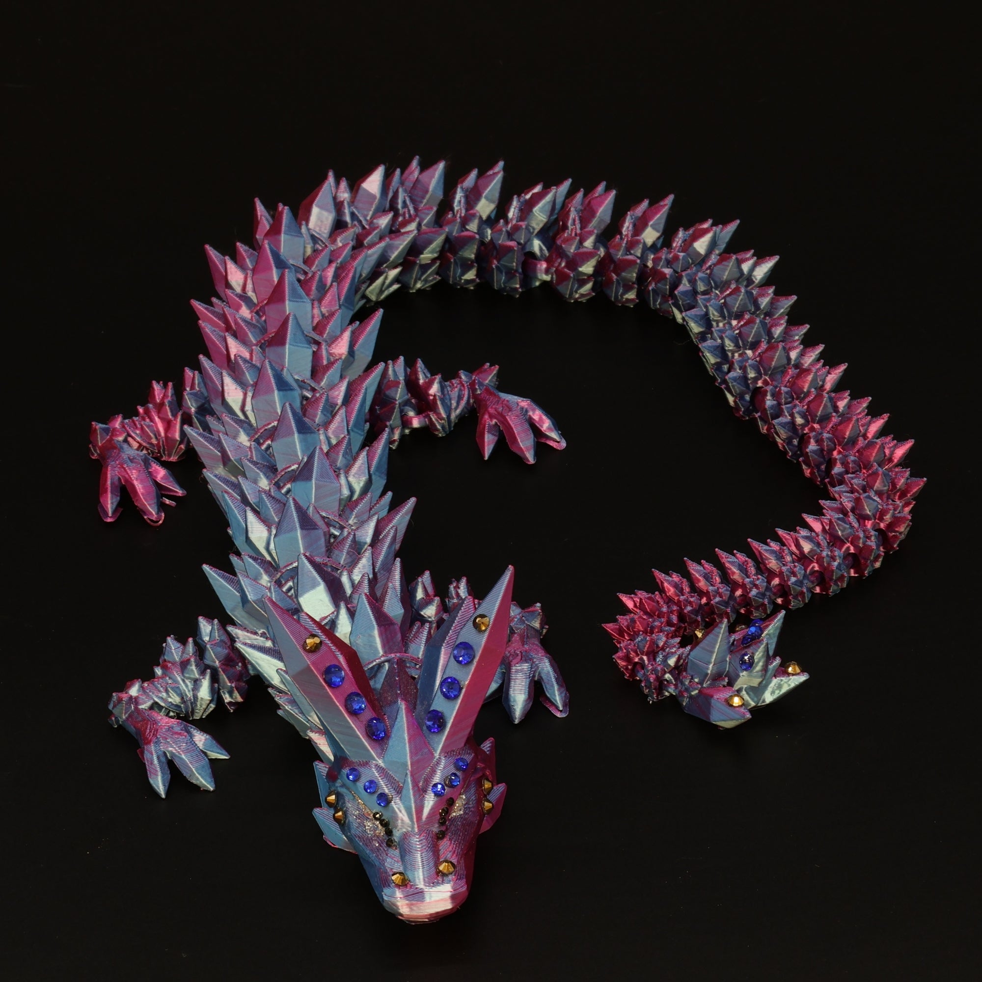 3D Printed Bedazzled Crystal  Dragon™