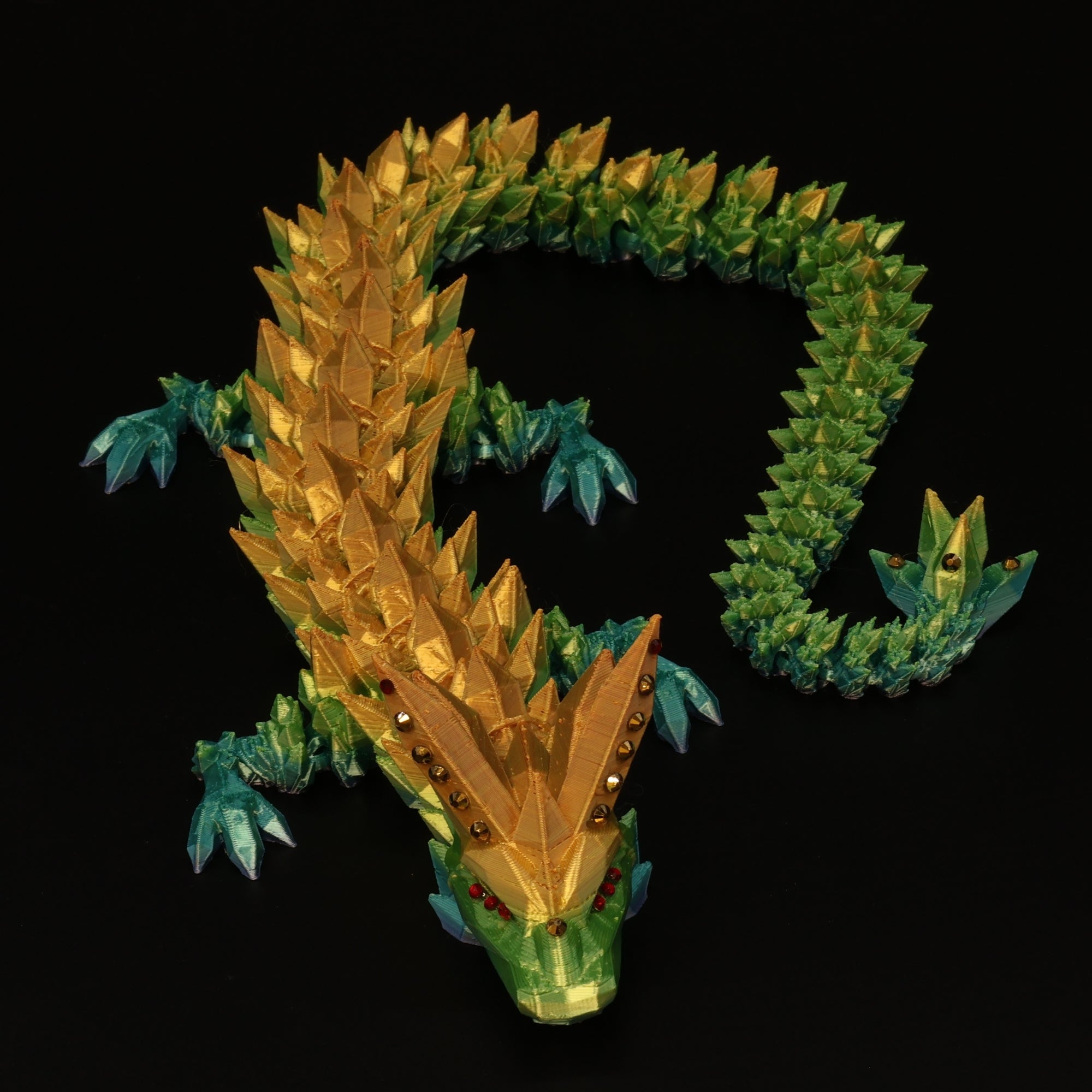 3D Printed Bedazzled Crystal  Dragon™