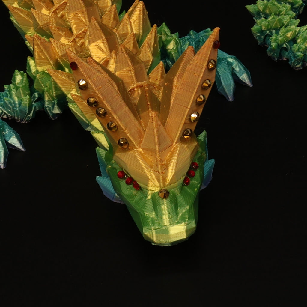 3D Printed BEDAZZLED Crystal Dragons