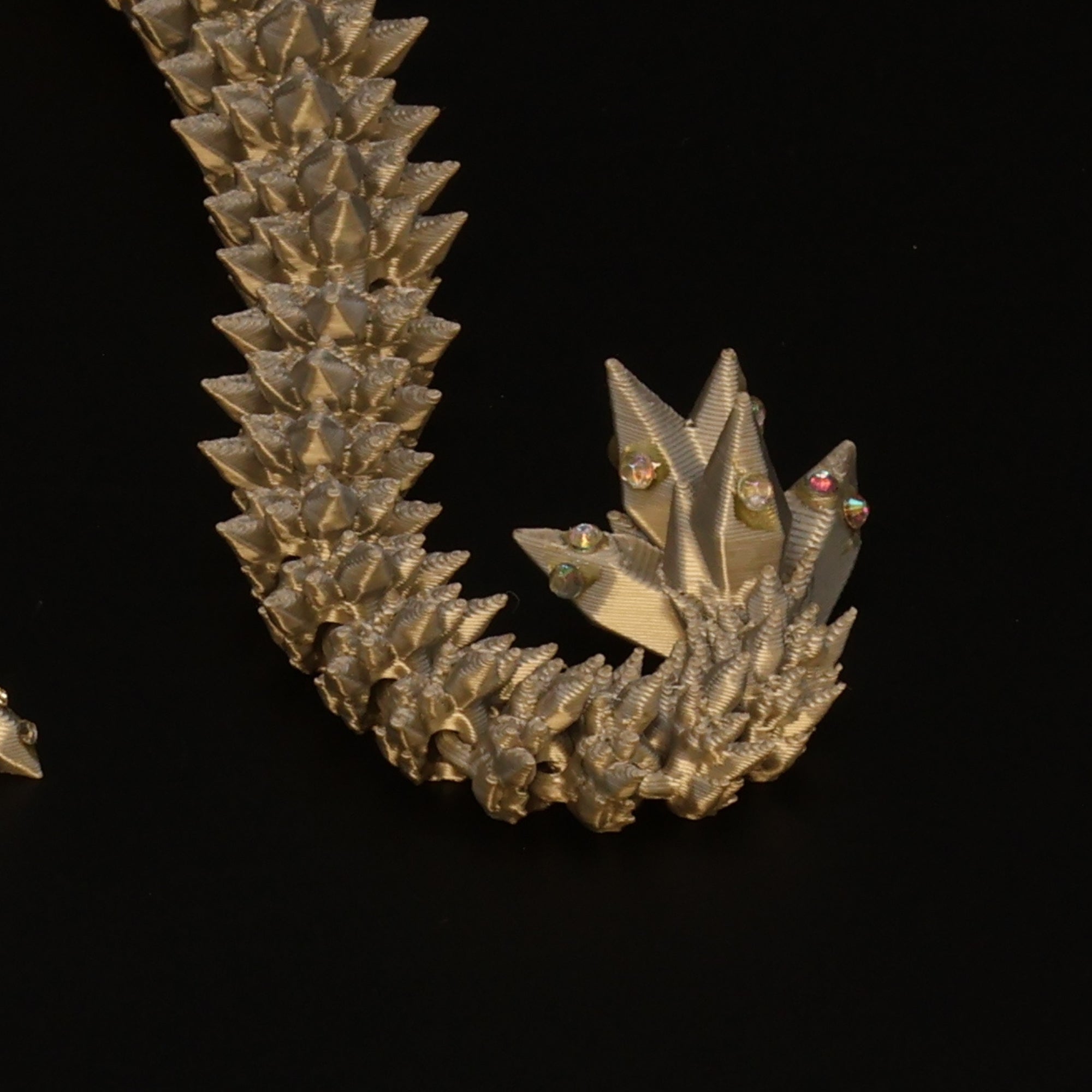 3D Printed BEDAZZLED Crystal Dragons