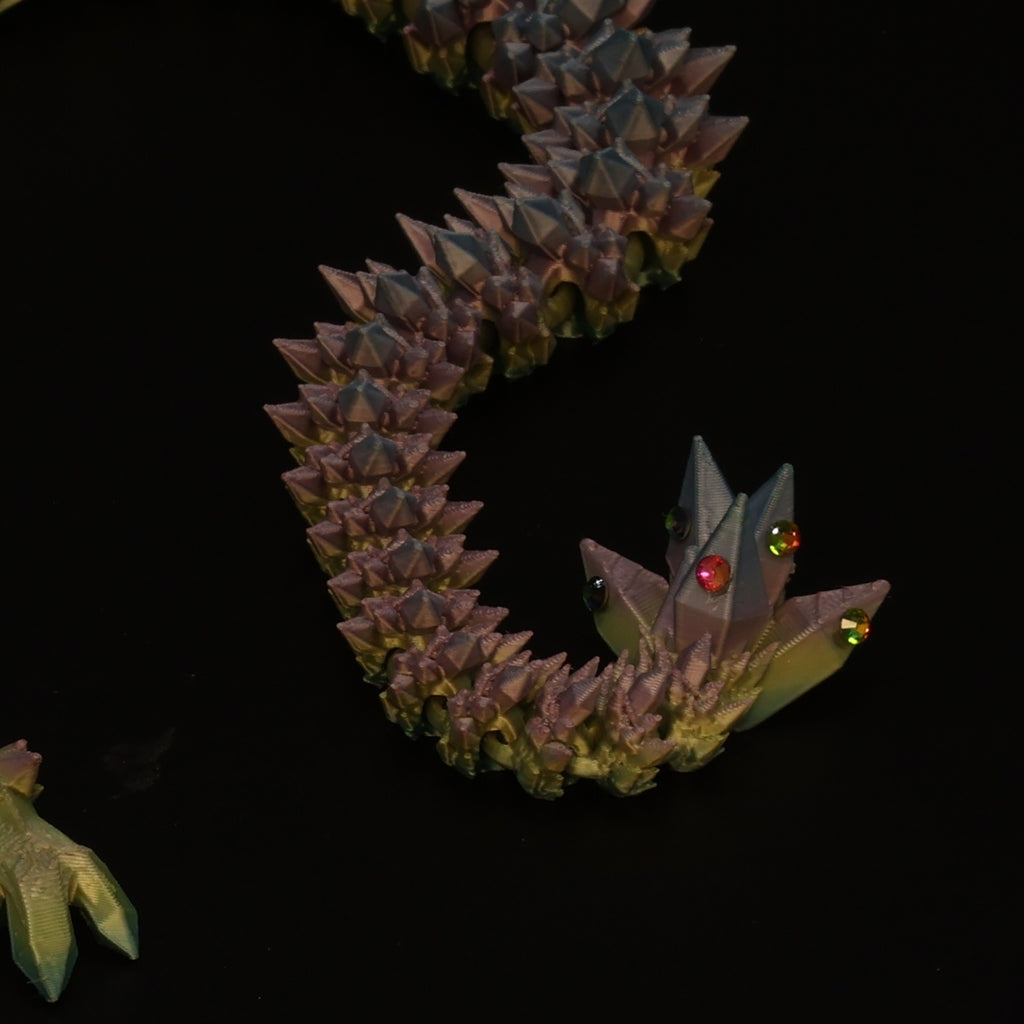 3D Printed BEDAZZLED Crystal Dragons