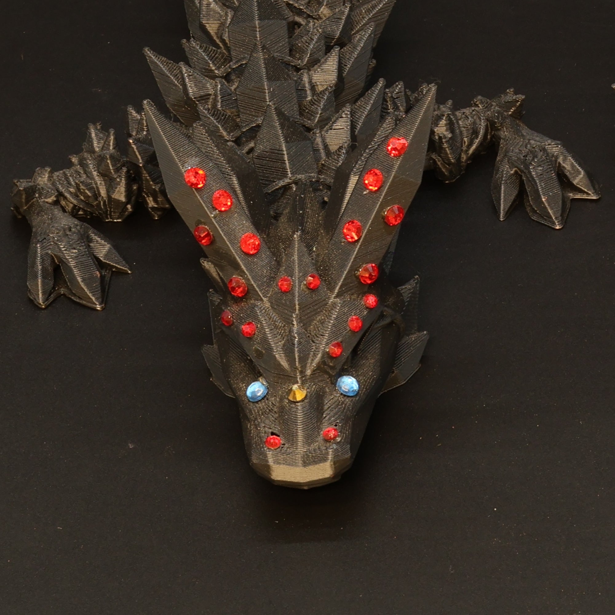 3D Printed BEDAZZLED Crystal Dragons