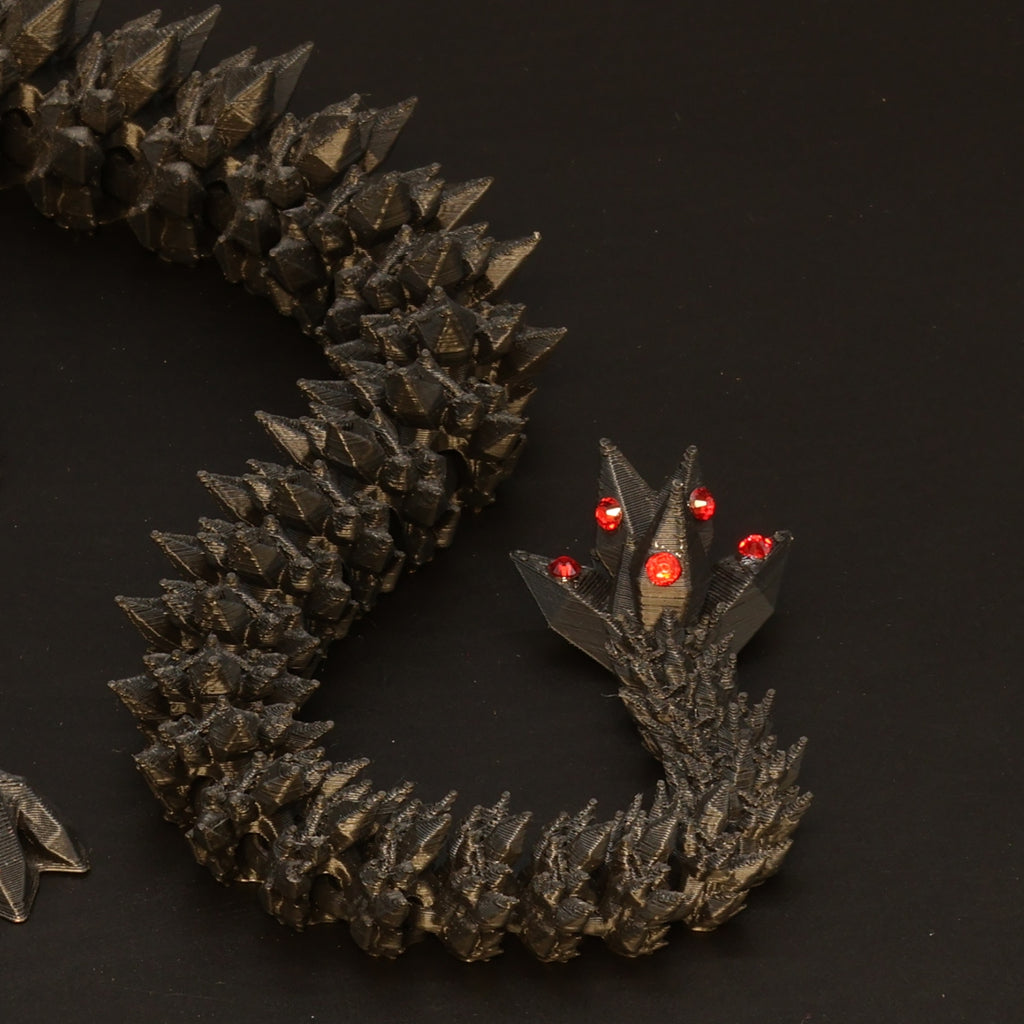 3D Printed BEDAZZLED Crystal Dragons