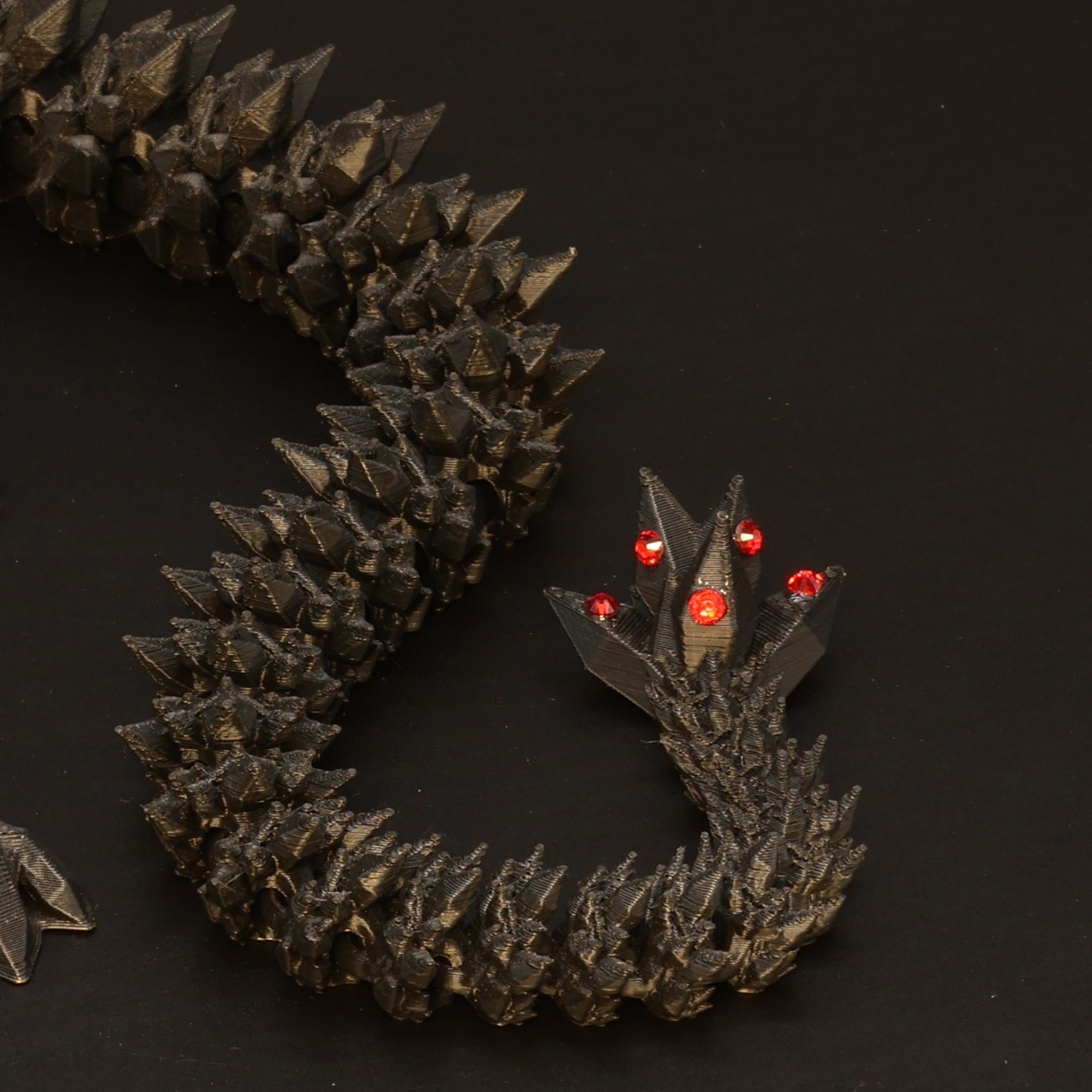 3D Printed BEDAZZLED Crystal Dragons