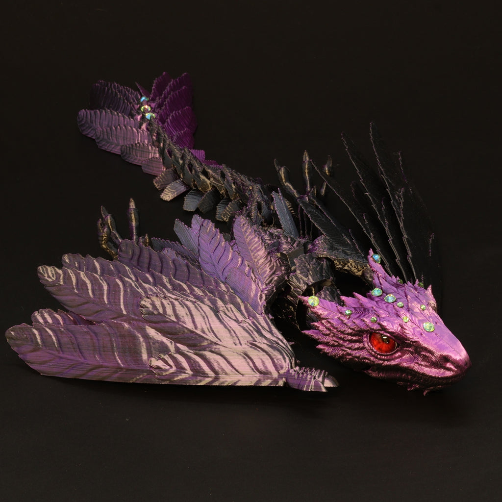 3D Printed Bedazzled Wyvern Dragon™