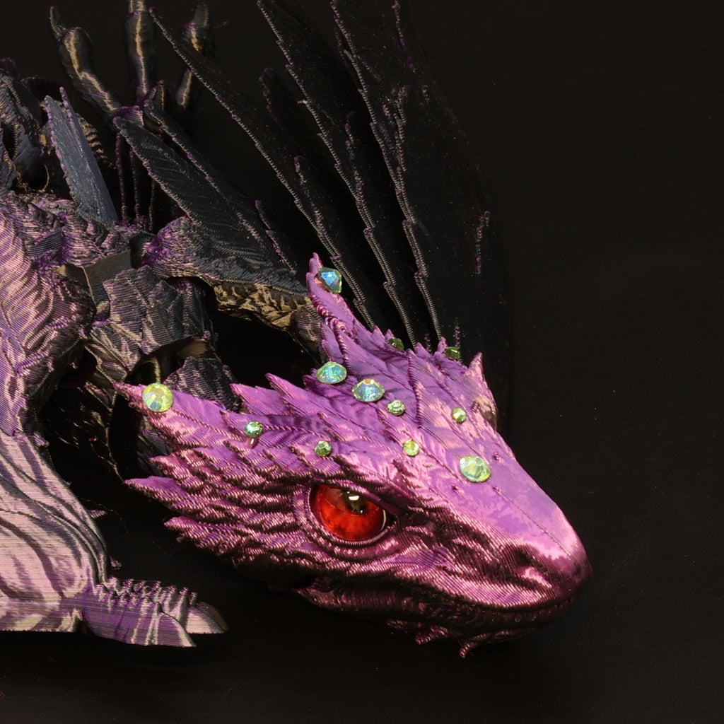 3D Printed Bedazzled Wyvern Dragon™