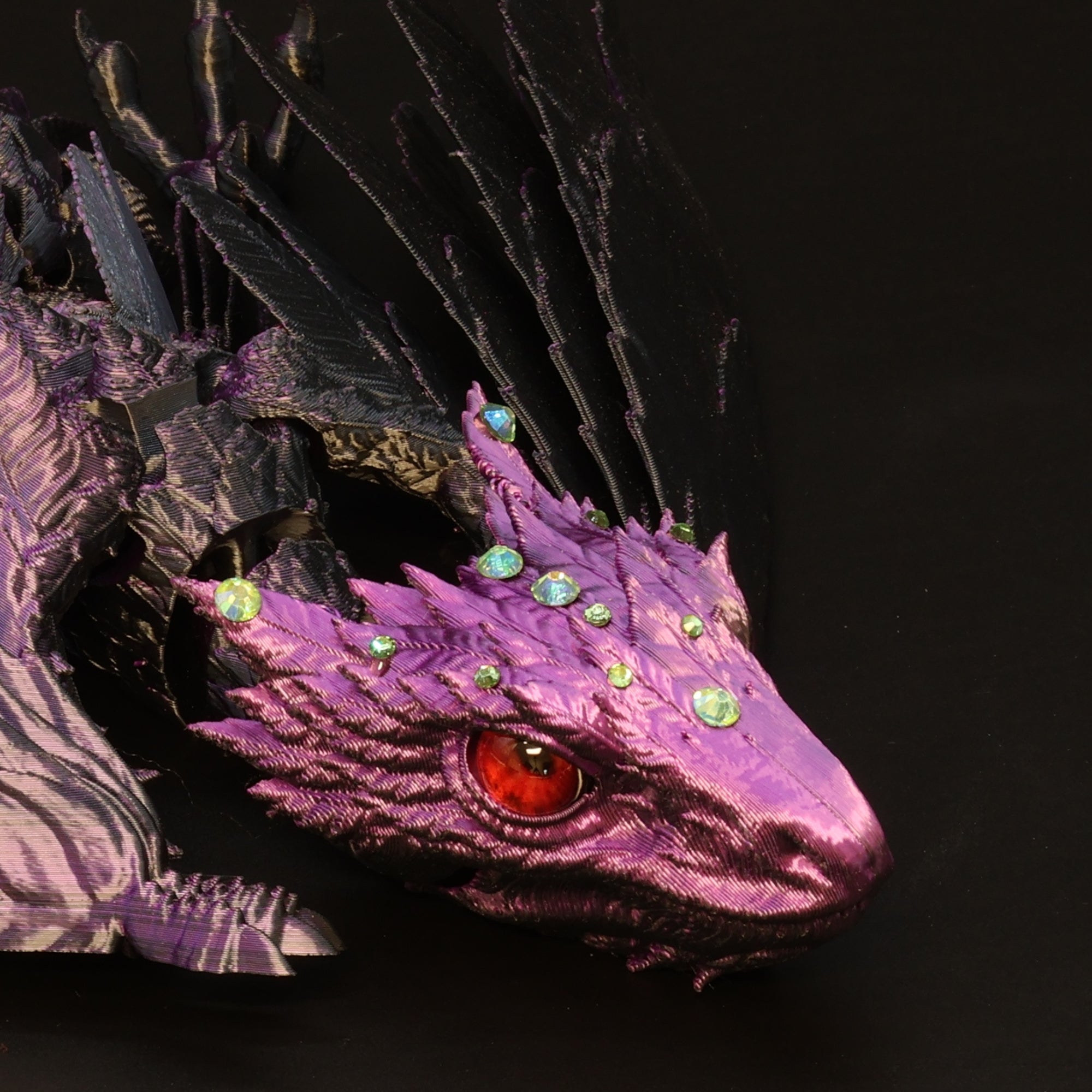 3D Printed Bedazzled Wyvern Dragon™