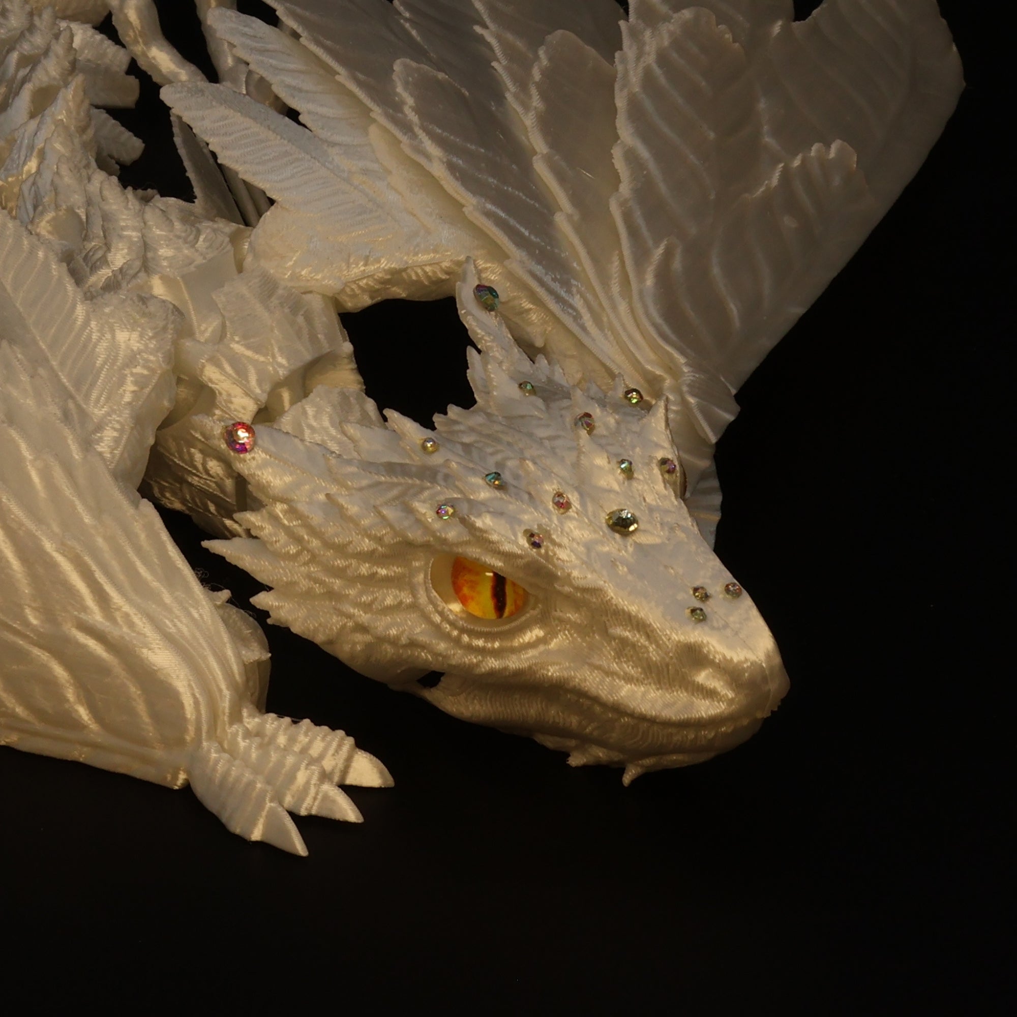 3D Printed Bedazzled Wyvern Dragon™