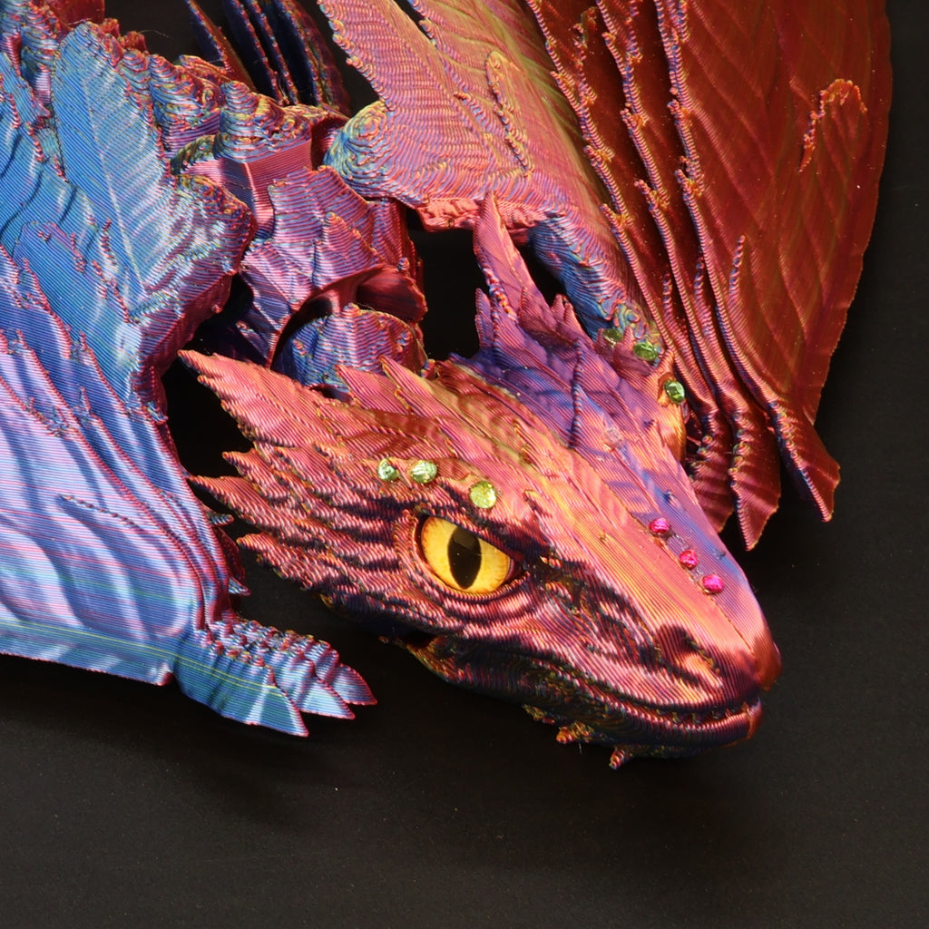 3D Printed Bedazzled Wyvern Dragon™