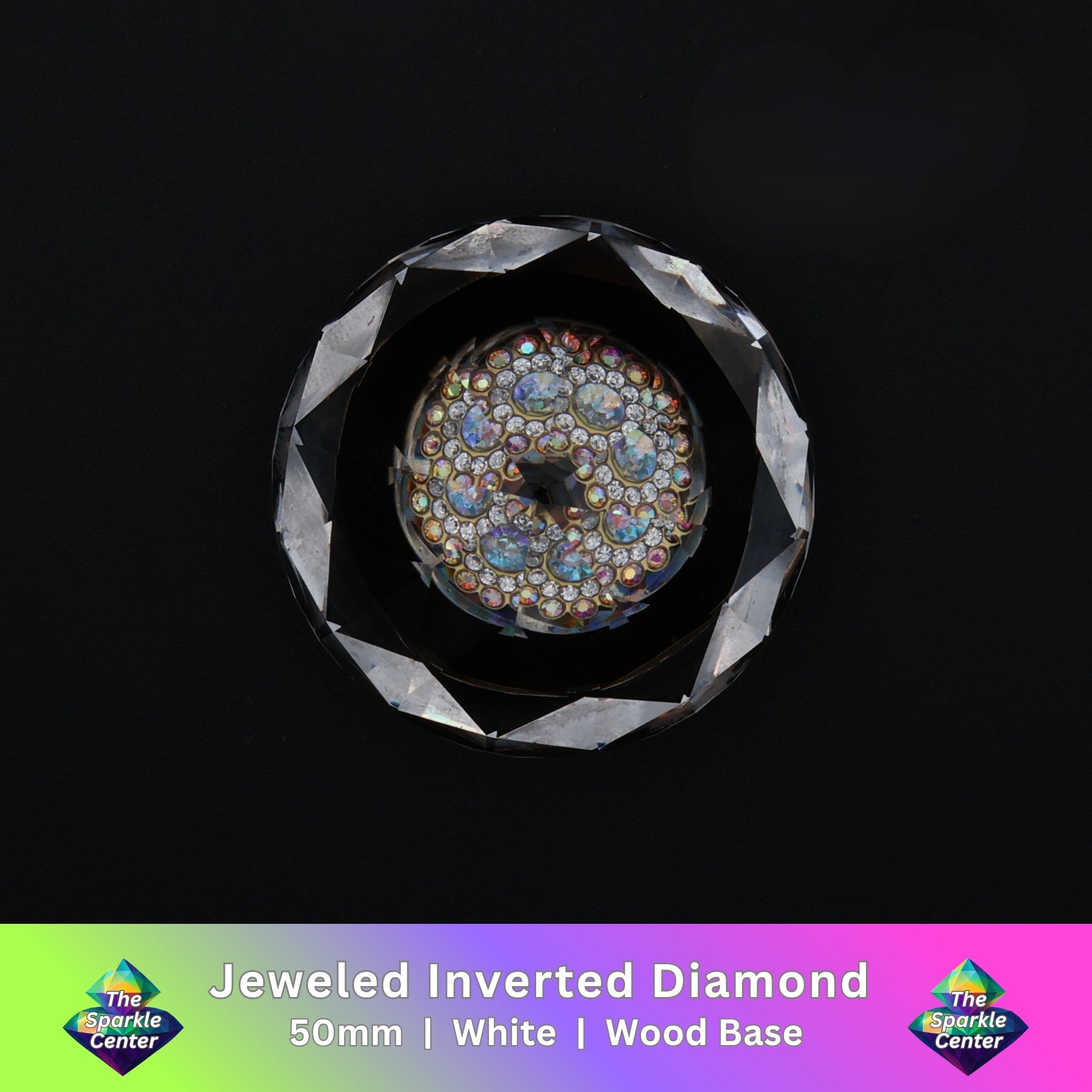 Jeweled Inverted Diamond