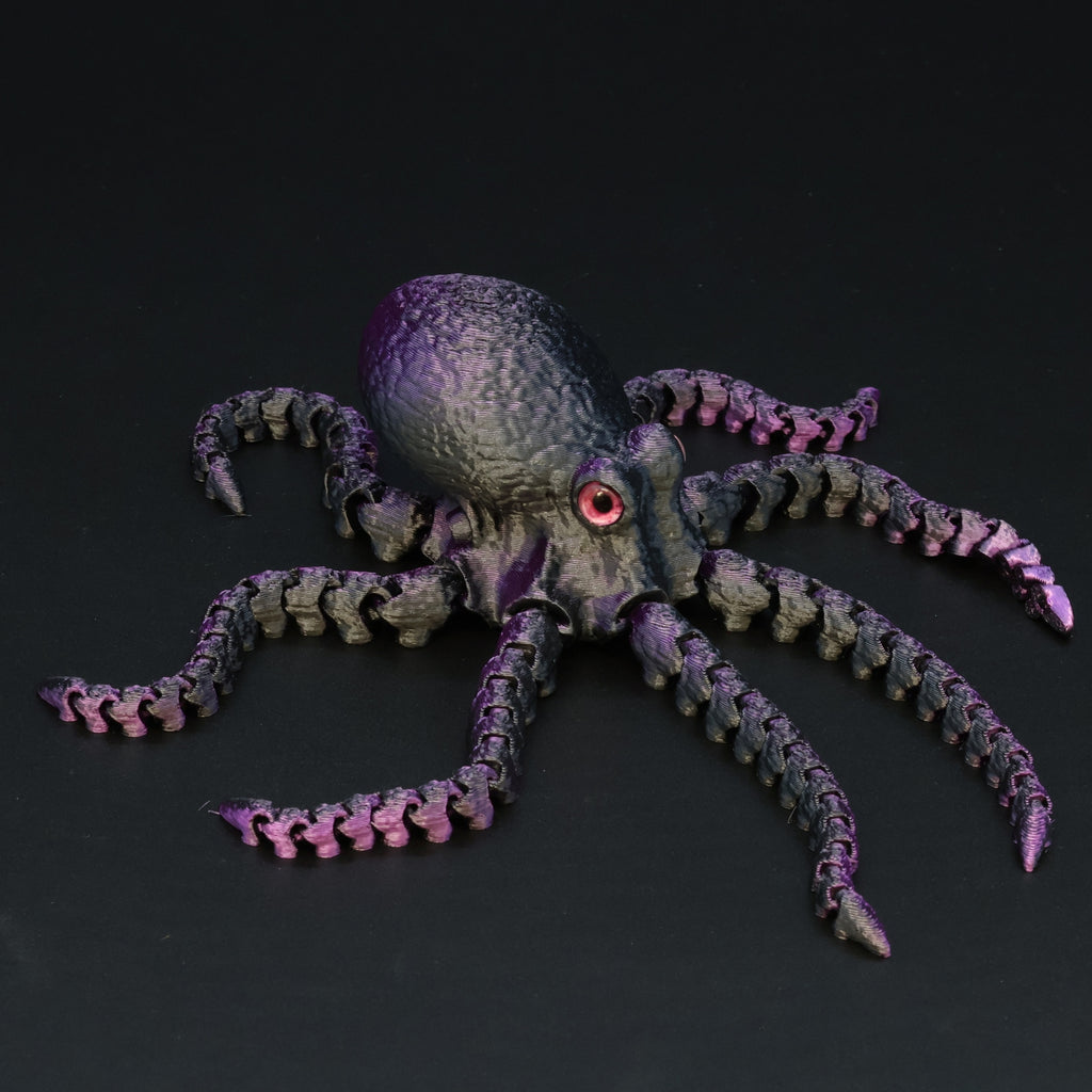 3D Printed Octopus w/ Real Eyes