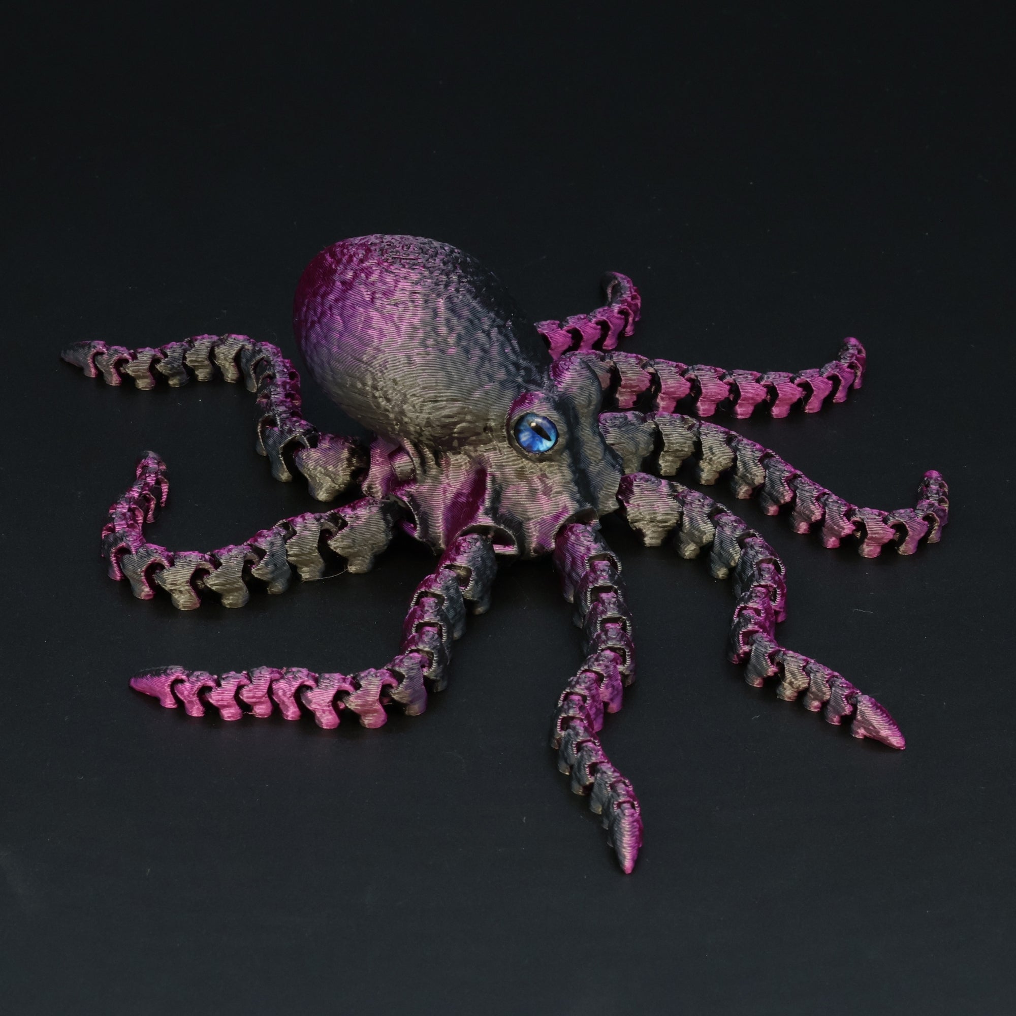 3D Printed Octopus w/ Animal Eyes
