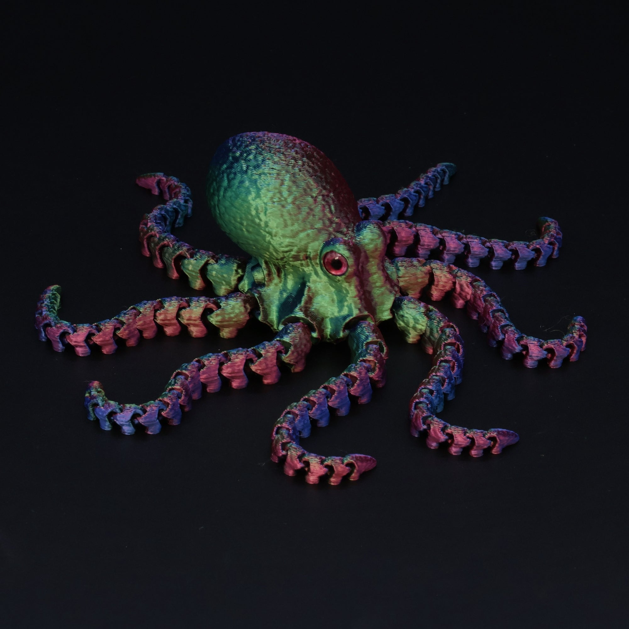 3D Printed Octopus w/ Real Eyes