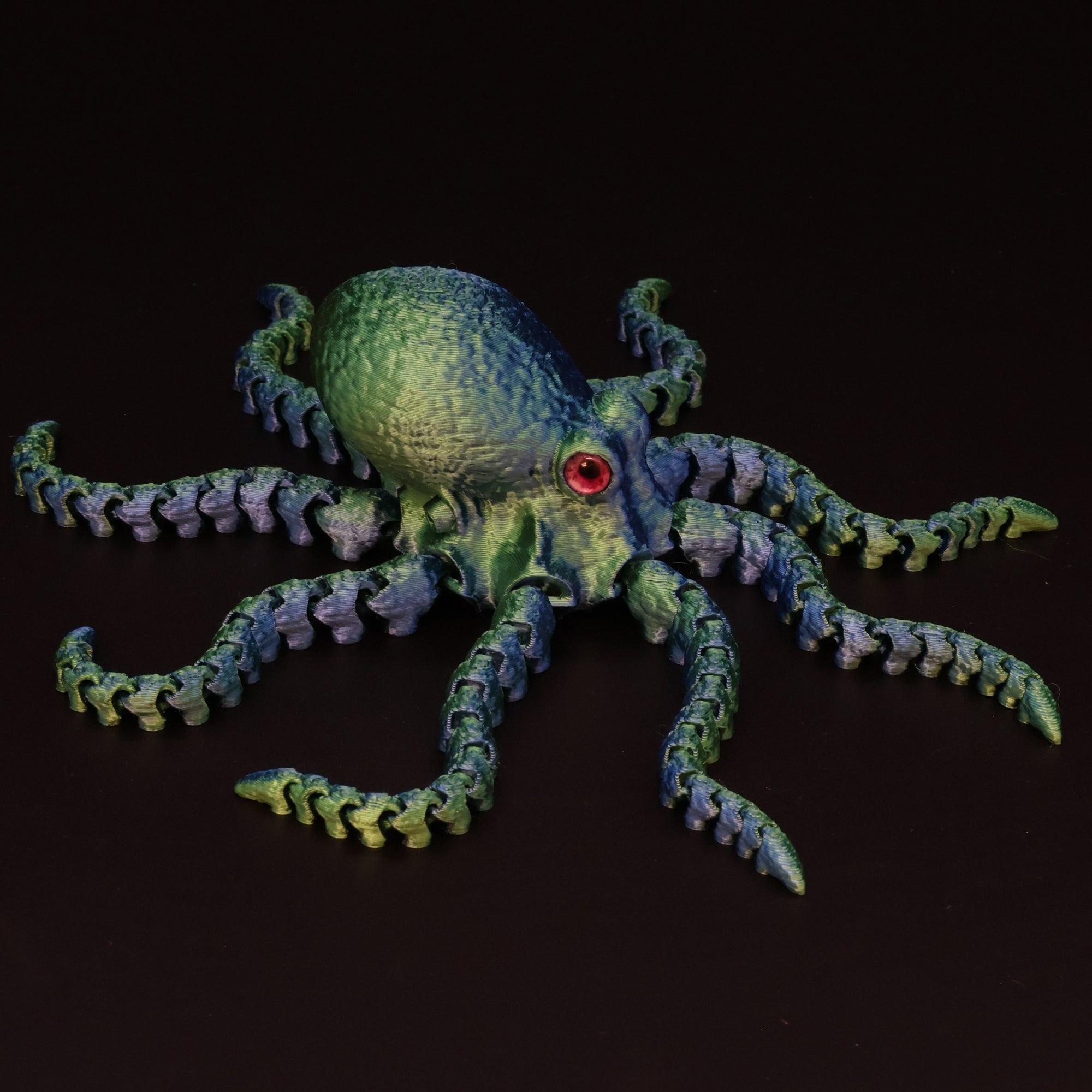 3D Printed Octopus w/ Real Eyes