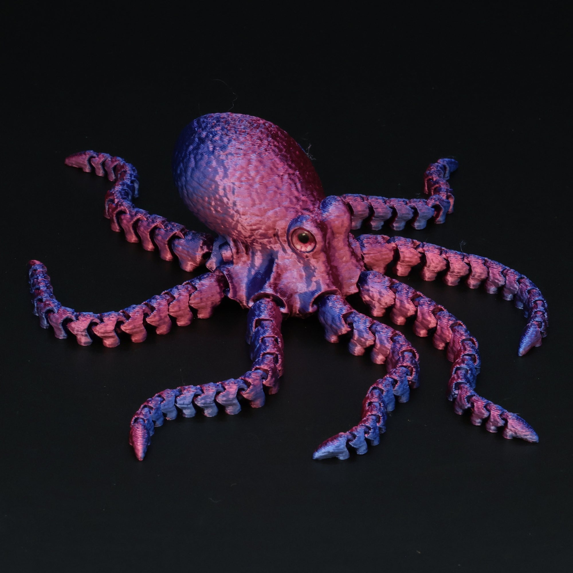 3D Printed Octopus w/ Real Eyes