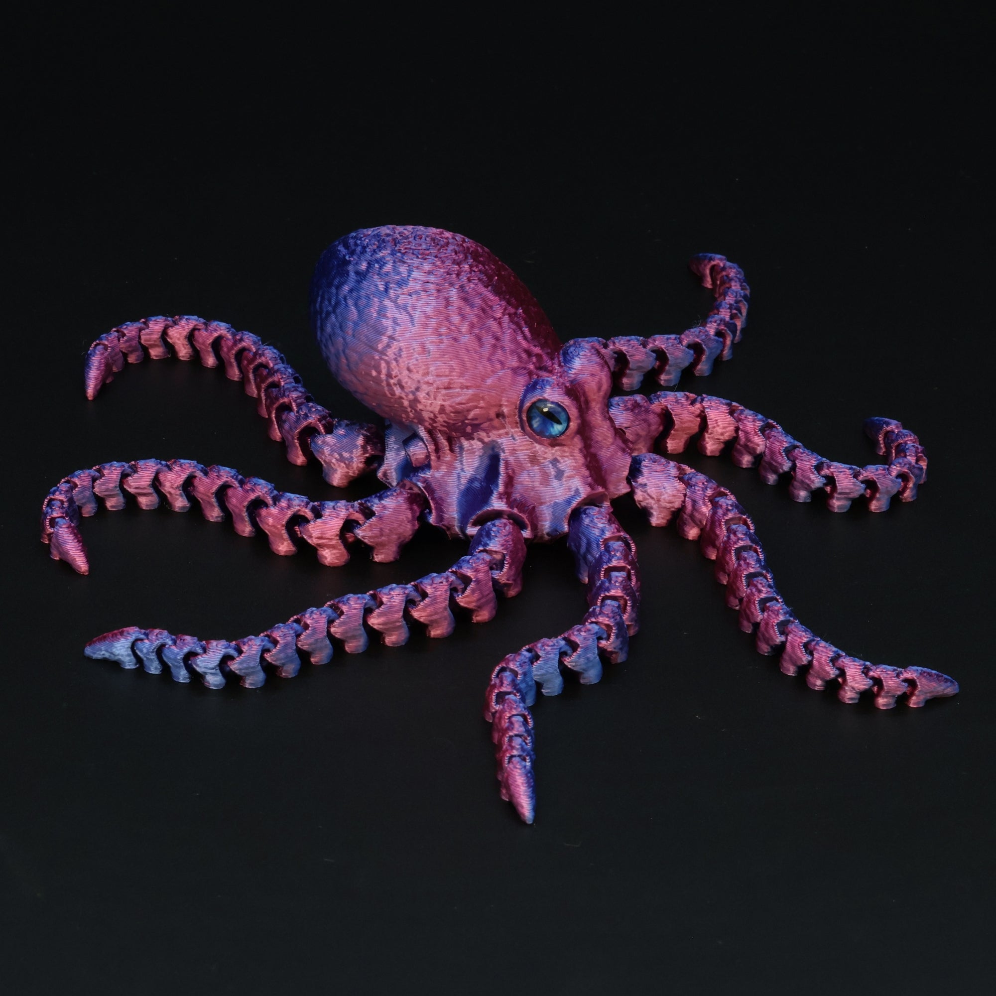 3D Printed Octopus w/ Animal Eyes