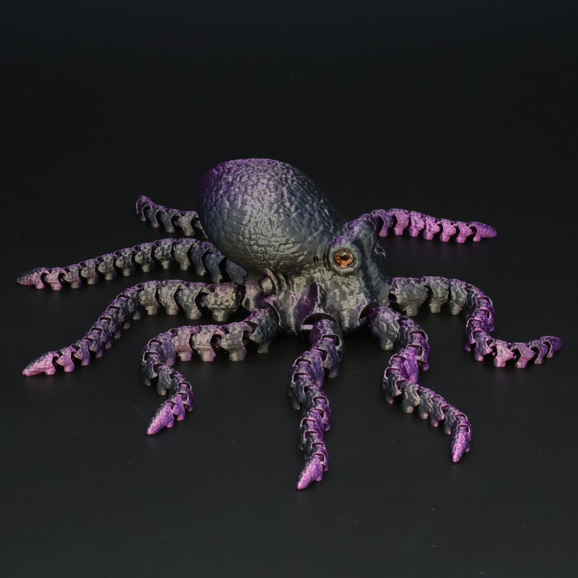 3D Printed Octopus w/ Real Eyes