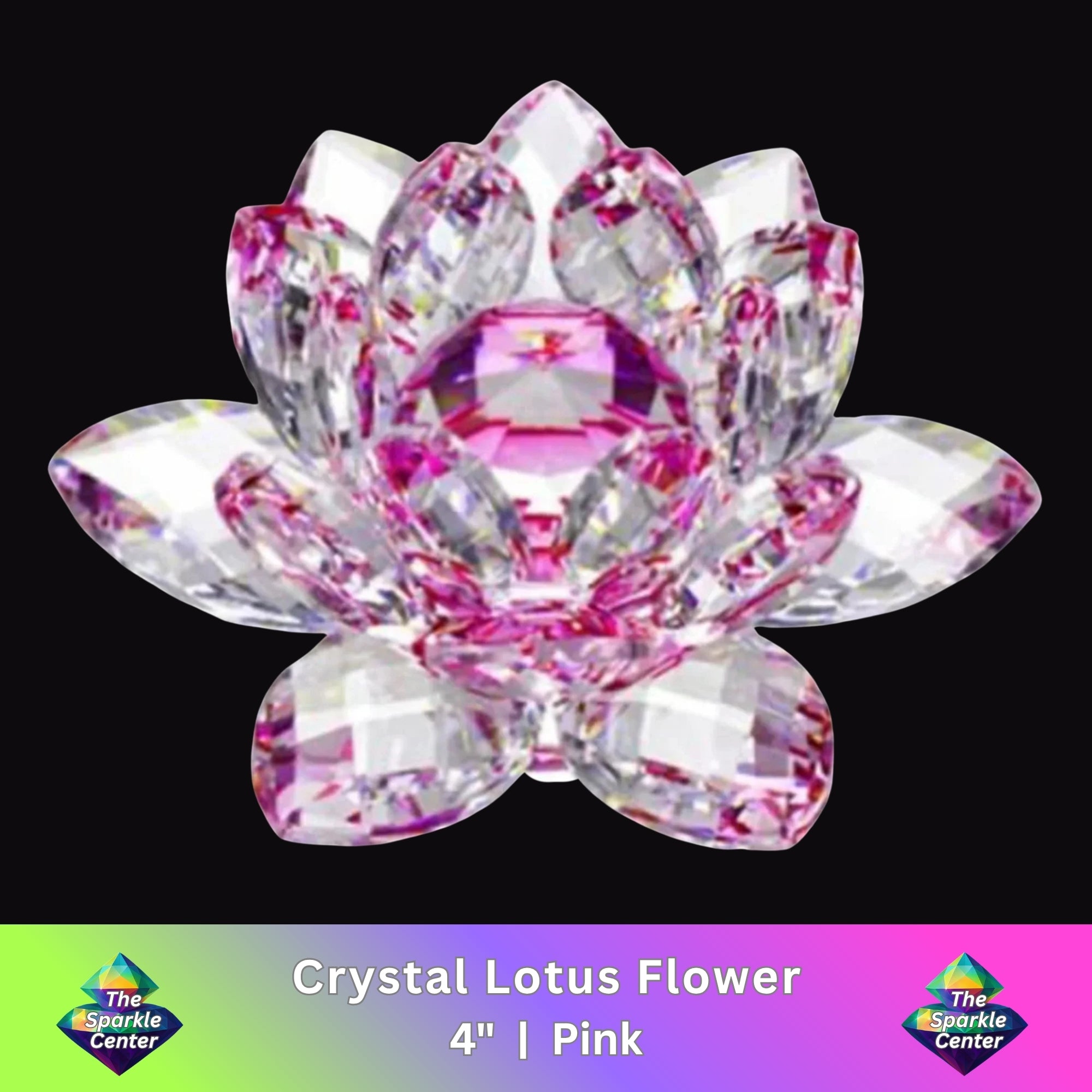 Crystal Lotus (4")