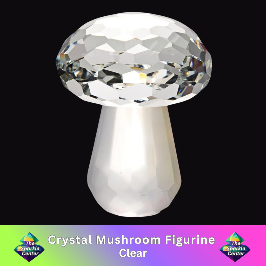 Crystal Mushroom Figurine