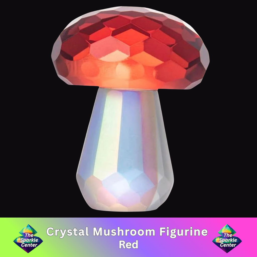 Crystal Mushroom Figurine