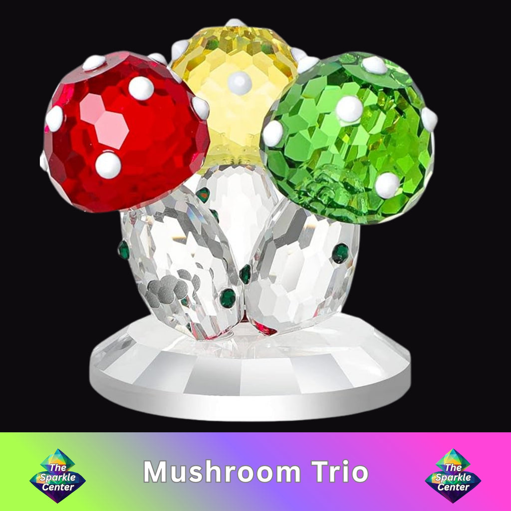 Crystal Mushroom Trio
