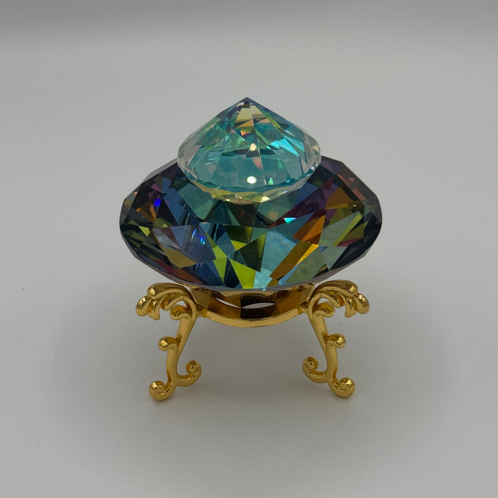 Taj – Metallic Coated Fused Crystal Diamond