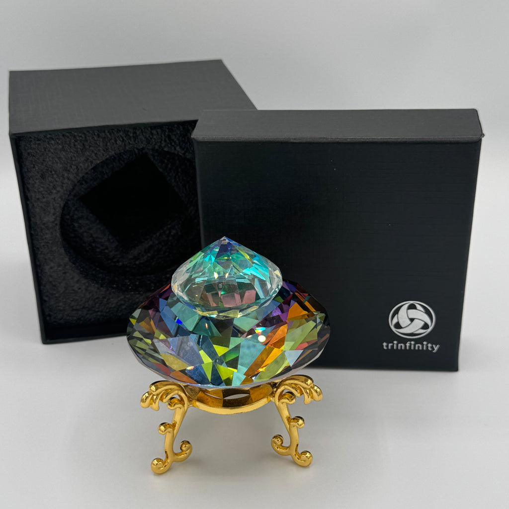 Taj – Metallic Coated Fused Crystal Diamond