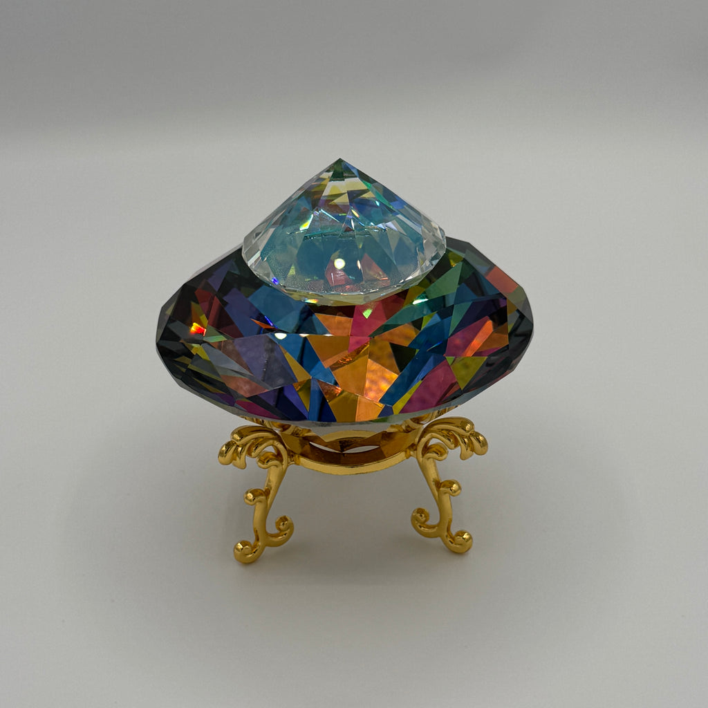 Taj – Metallic Coated Fused Crystal Diamond