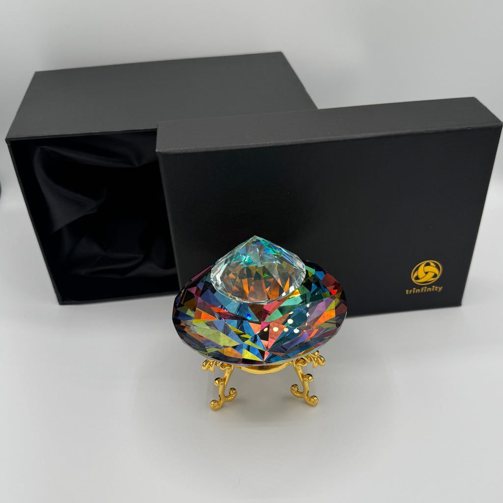 Taj – Metallic Coated Fused Crystal Diamond