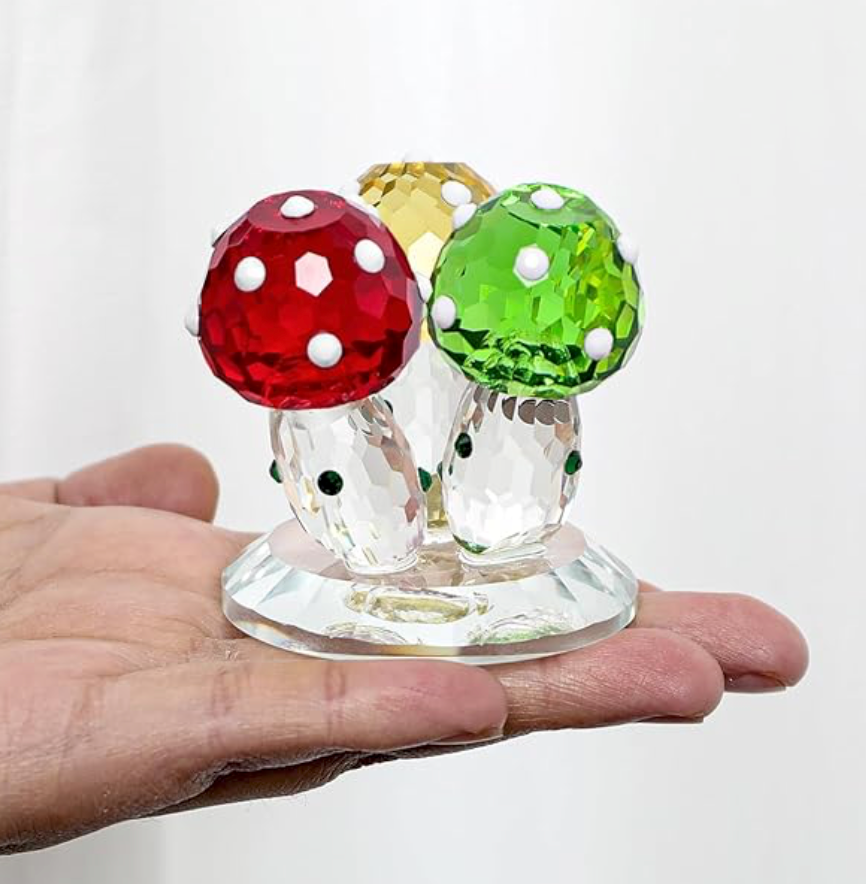 Crystal Mushroom Trio