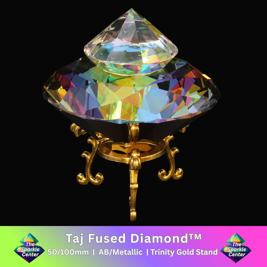 Taj™ Metallic AB Coated Fused Crystal Diamond