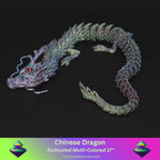 3D Printed Bedazzled Chinese Dragon™